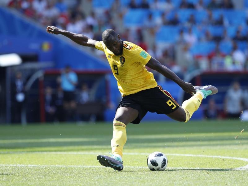 Belgiens Romelu Lukaku gelang bei der WM in zwei Spielen jeweils ein Doppelpack