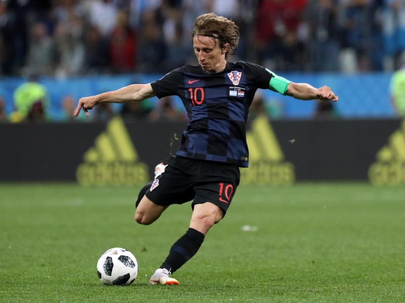 Real Madrids Mittelfeldstar Luka Modric spielt mit Kroatien bislang eine bärenstarke Gruppenphase