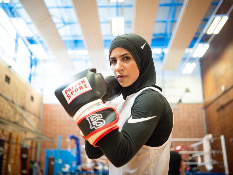 Zeina Nassar peilt eine große Boxkarriere an Zeina Nassar peilt eine große Boxkarriere an