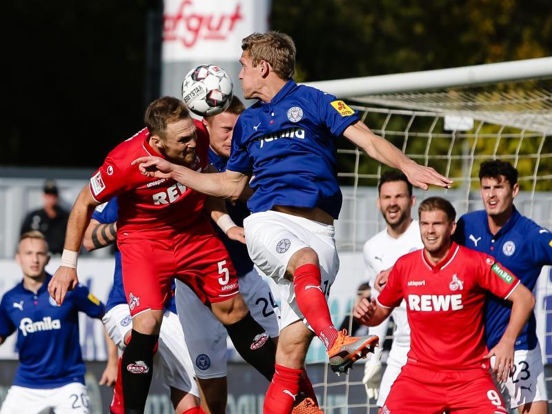 Die Kieler Störche retteten noch einen Punkt gegen den 1. FC Köln