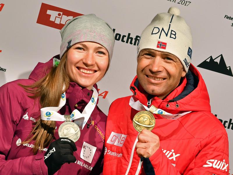 Bjorndalen Domracheva Auch In Biathlon Rente Umtriebig