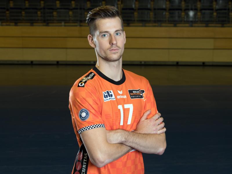 Außenangreifer Egor Bogachev fällt verletzt für die Berlin Recycling Volleys aus Außenangreifer Egor Bogachev fällt verletzt für die Berlin Recycling Volleys aus