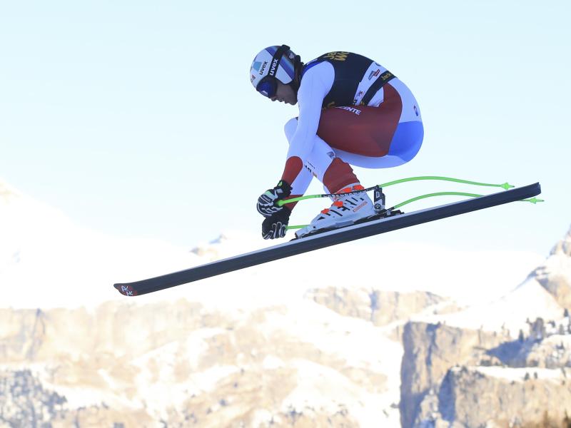 Marc Gisin stürzte schwer bei der Alpin-Abfahrt in Gröden Marc Gisin stürzte schwer bei der Alpin-Abfahrt in Gröden