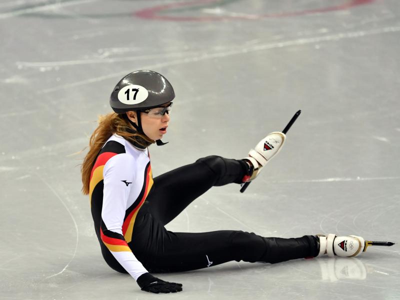 Startete unglücklich in die Shorttrack-EM: Anna Seidel Startete unglücklich in die Shorttrack-EM: Anna Seidel