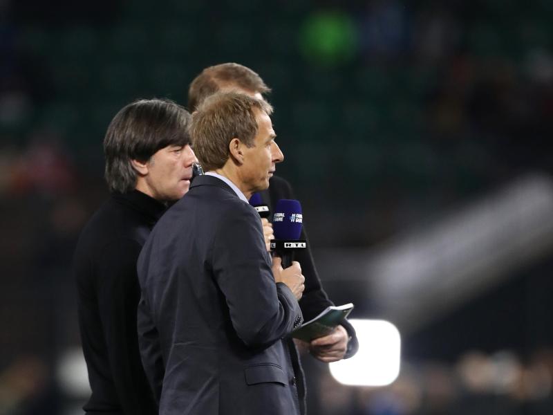 Jürgen Klinsmann im Gespräch mit Joachim Löw