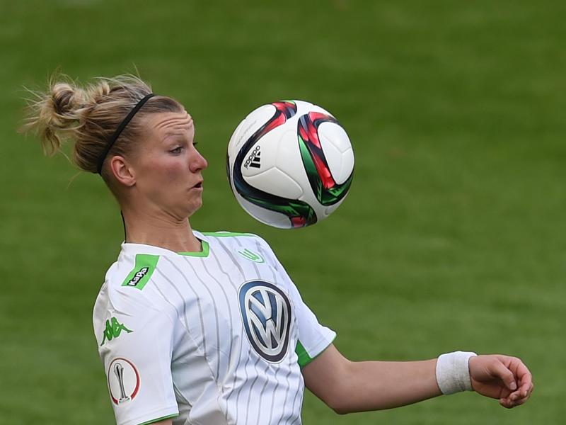 Steuerte drei Treffer zum Wolfsburger Sieg gegen Gladbach bei: Nationalspielerin Alexandra Popp