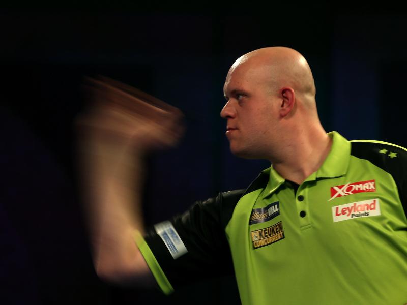 Michael van Gerwen ist der Superstar der Darts-Szene Michael van Gerwen ist der Superstar der Darts-Szene
