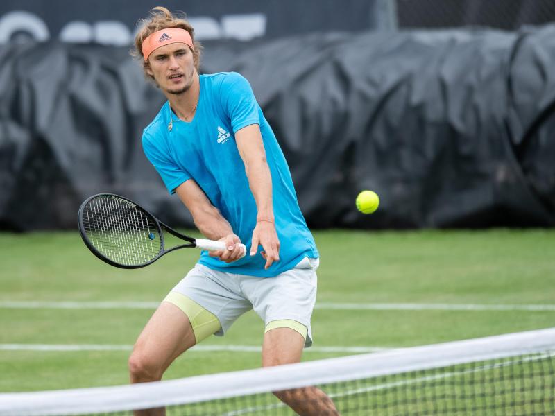 Alexander Zverev beim Training in Stuttgart Alexander Zverev beim Training in Stuttgart