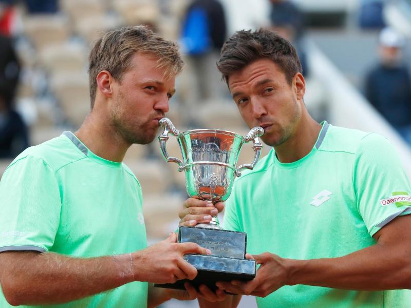 Kevin Krawietz (l.) und Andreas Mies hatten die Doppel-Konkurrenz der French Open geweonnen Kevin Krawietz (l.) und Andreas Mies hatten die Doppel-Konkurrenz der French Open geweonnen