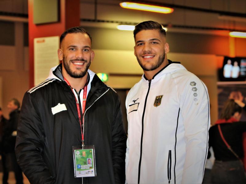 Die Brüder Karl-Richard (l.) und Johannes Frey streben beiden im Judo ein Olympiaticket an. Foto (2018): Felix von Solemacher/privat Foto: Felix von Solemacher Die Brüder Karl-Richard (l.) und Johannes Frey streben beiden im Judo ein Olympiaticket an. Foto (2018): Felix von Solemacher/privat Foto: Felix von Solemacher