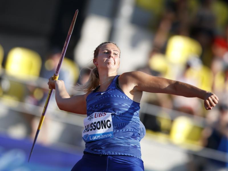 Warf in Lausanne am weitesten: Christin Hussong Warf in Lausanne am weitesten: Christin Hussong