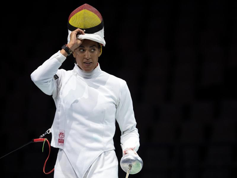 Hat als einzige deutsche Degenfechterin die Hauptrunde der WM erreicht: Alexandra Ndolo Hat als einzige deutsche Degenfechterin die Hauptrunde der WM erreicht: Alexandra Ndolo