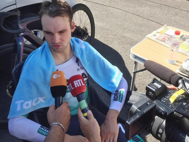 Maximilian Schachmann vom Team Bora-hansgrohe musste verletzungsbedingt die Tour de France aufgeben Maximilian Schachmann vom Team Bora-hansgrohe musste verletzungsbedingt die Tour de France aufgeben