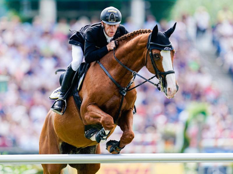 Bester deutscher Springreiter beim letzten Start im Nations Cup: Marcus Ehning. Bester deutscher Springreiter beim letzten Start im Nations Cup: Marcus Ehning.