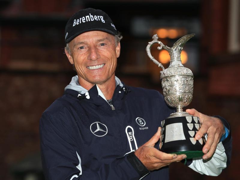 Golfstar Bernhard Langer gewann zum vierten Mal die British-Senior-Open