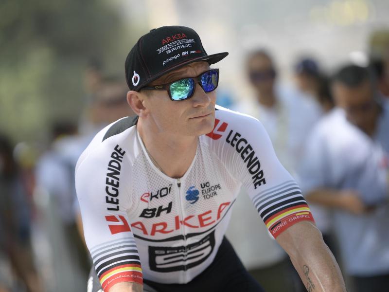 Skeptischer Blick: André Greipel vom Team Arkea-Samsic Skeptischer Blick: André Greipel vom Team Arkea-Samsic