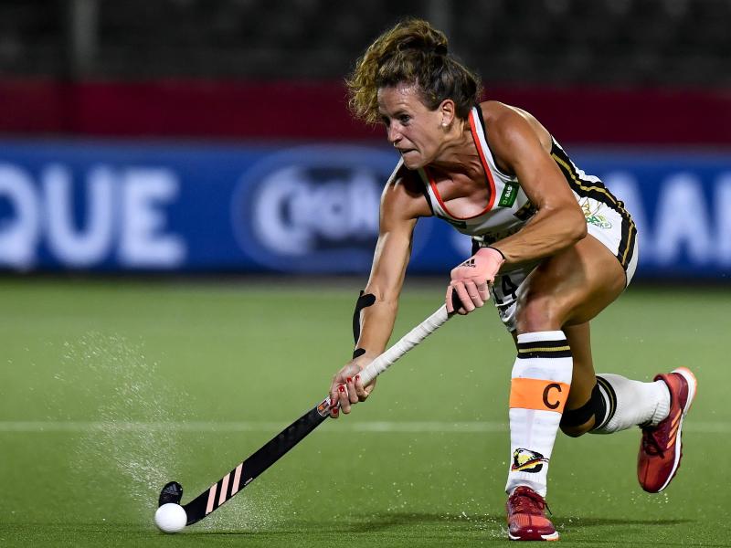 Janne Müller-Wieland ist die Kapitänin der deutschen Hockey-Damen Janne Müller-Wieland ist die Kapitänin der deutschen Hockey-Damen