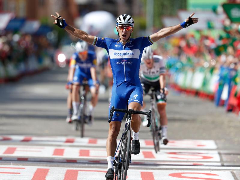 Philippe Gilbert setzte sich in der Ausreißergruppe durch Philippe Gilbert setzte sich in der Ausreißergruppe durch