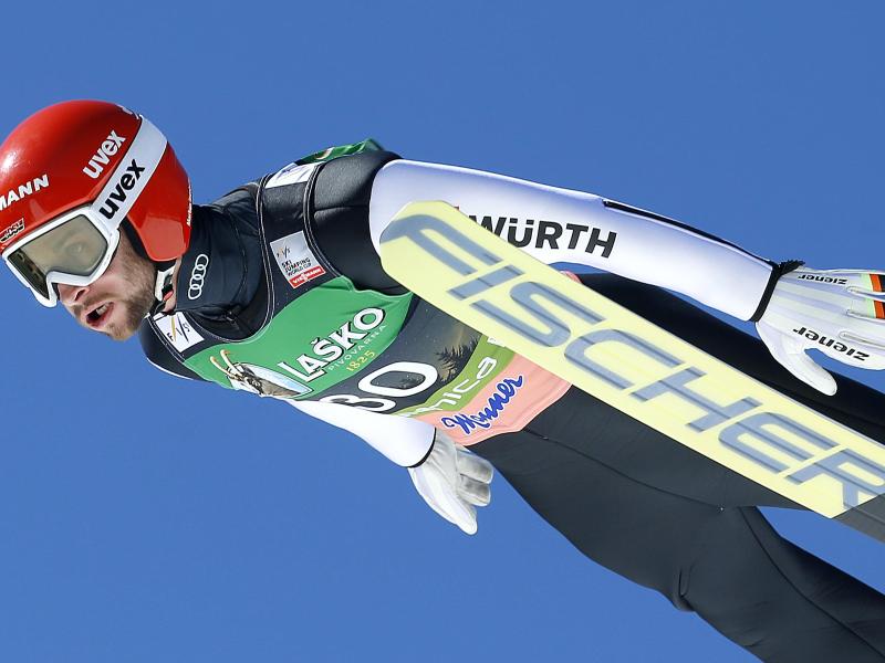 Der dreifache Skisprung-Weltmeister Eisenbichler im Flug Der dreifache Skisprung-Weltmeister Eisenbichler im Flug
