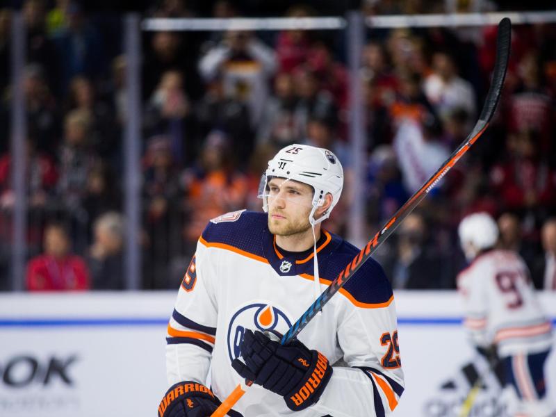 Leon Draisaitl gewann mit den Edmonton Oilers Leon Draisaitl gewann mit den Edmonton Oilers