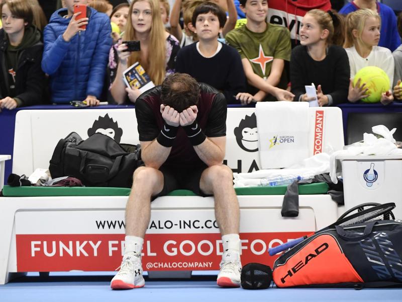 Andy Murray vergoss nach seinem Turniersieg in Antwerpen Freudentränen Andy Murray vergoss nach seinem Turniersieg in Antwerpen Freudentränen