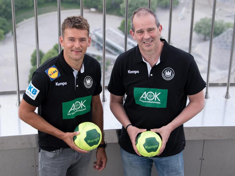 Testen gemeinsam in einer Halle: Christian Prokop (l.) und Henk Groener Testen gemeinsam in einer Halle: Christian Prokop (l.) und Henk Groener