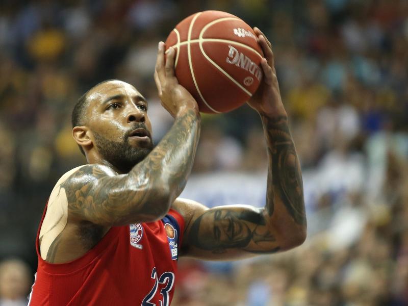 Musste mit den Bayern Basketballern eine Pleite in Istanbul hinnehmen: Derrick Williams Musste mit den Bayern Basketballern eine Pleite in Istanbul hinnehmen: Derrick Williams