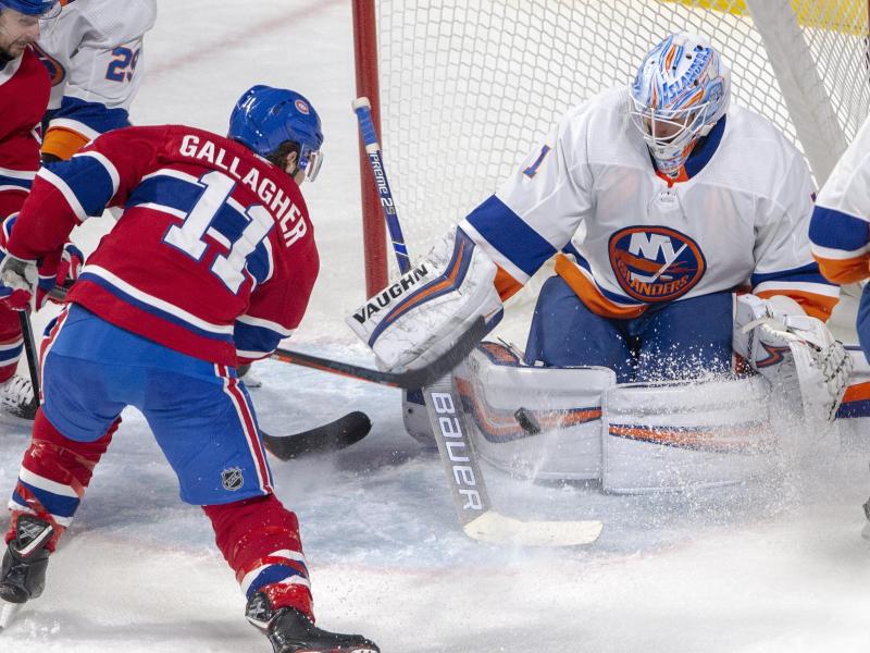 Torhüter Thomas Greiss konnte die Niederlage der New York Islanders nicht verhindern Torhüter Thomas Greiss konnte die Niederlage der New York Islanders nicht verhindern