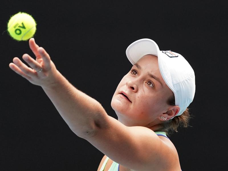 Hat sich in Viertelfinale der Australian Open gespielt: Ashleigh Barty Hat sich in Viertelfinale der Australian Open gespielt: Ashleigh Barty