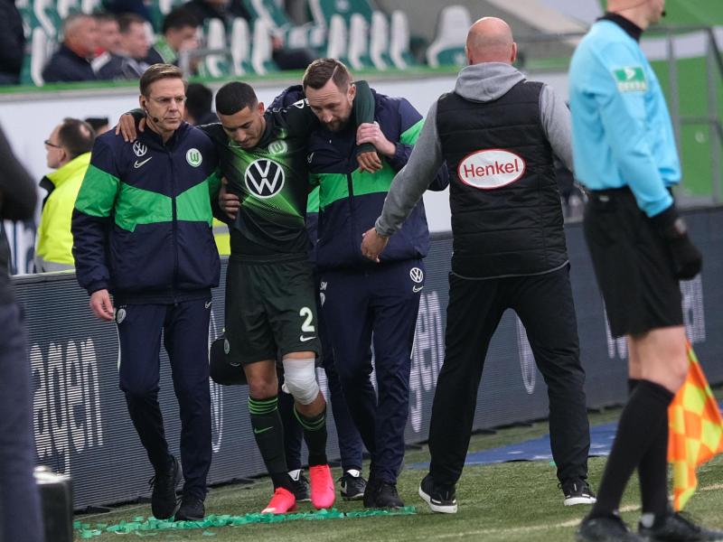 Wolfsburgs William wird verletzt vom Platz gebracht