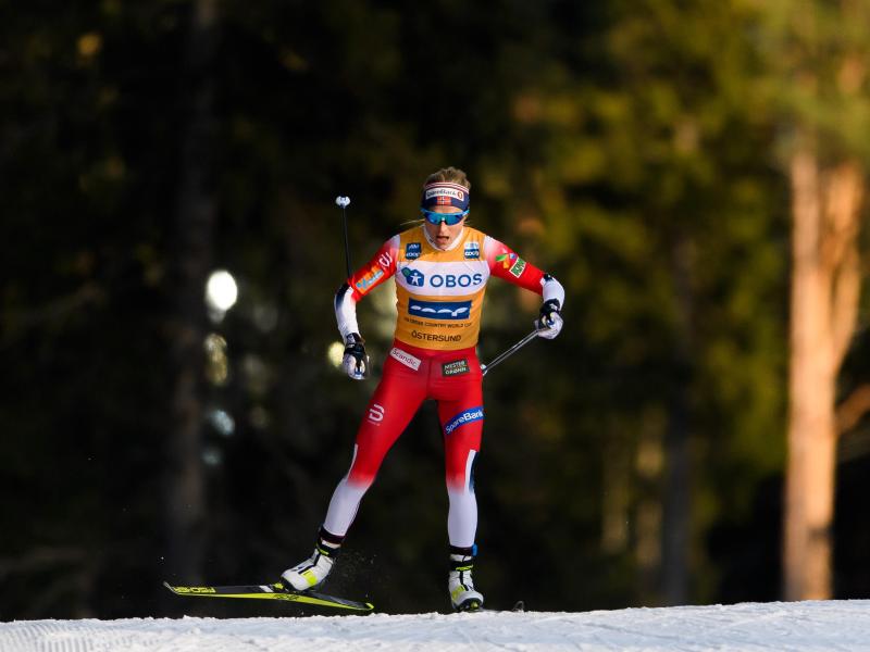 Die Norwegerin Therese Johaug gewann erneut Die Norwegerin Therese Johaug gewann erneut