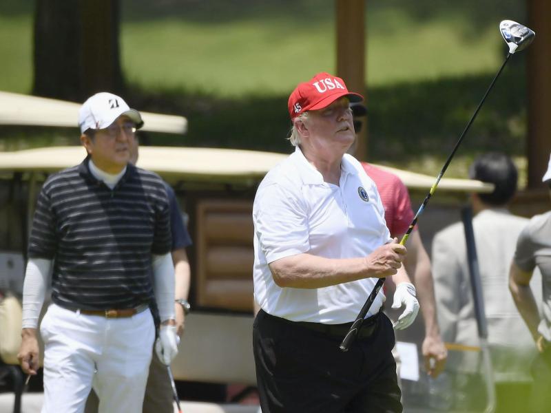 Donald Trump ist passionierter Golfer Donald Trump ist passionierter Golfer