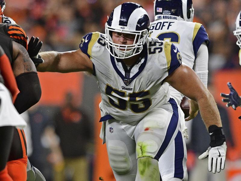 Brian Allen von den Rams hat sich mit dem Coronavirus infiziert Brian Allen von den Rams hat sich mit dem Coronavirus infiziert
