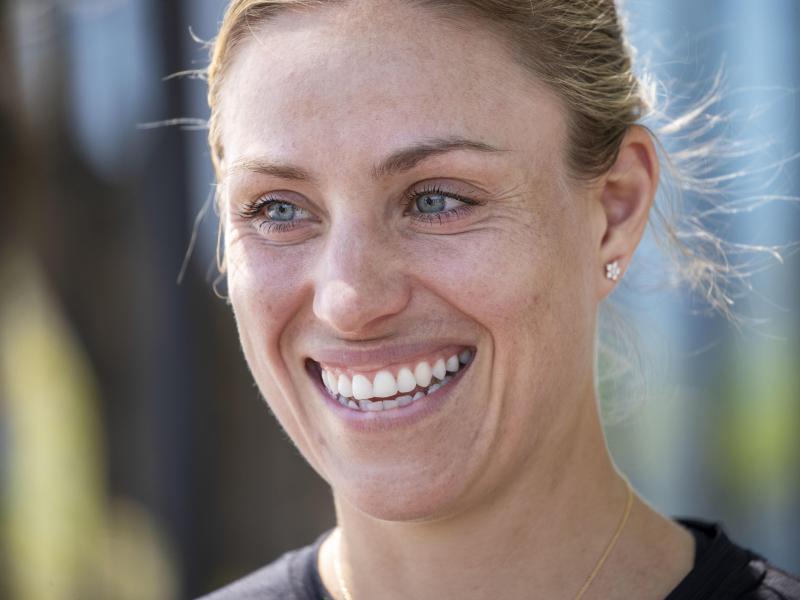 Hält sich aktuell mit Trainingseinheiten in ihrer Tennis-Akademie in Puszczykowo fit: Angelique Kerber Hält sich aktuell mit Trainingseinheiten in ihrer Tennis-Akademie in Puszczykowo fit: Angelique Kerber