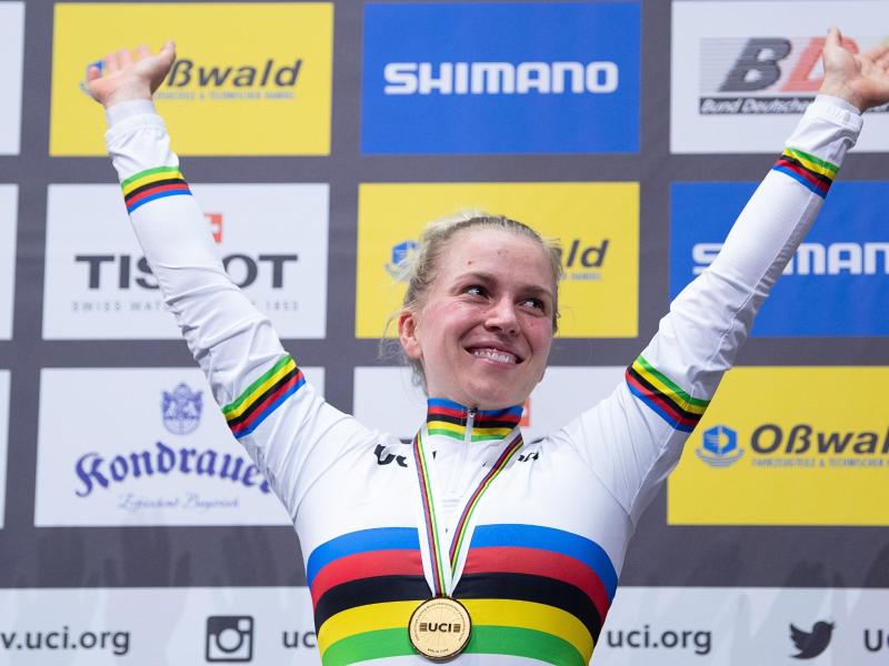 Emma Hinze konnte schon zuvor allein auf ihrer Heimbahn in Cottbus trainieren Emma Hinze konnte schon zuvor allein auf ihrer Heimbahn in Cottbus trainieren