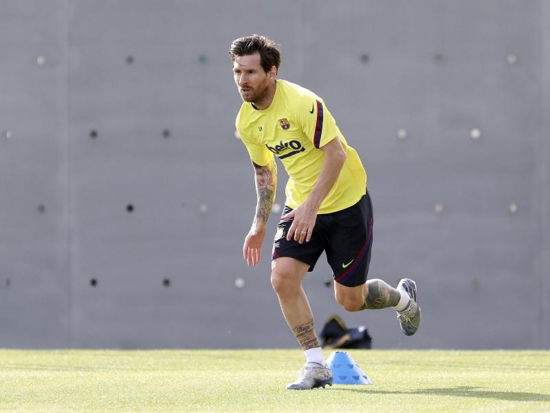 Ist mit dem FC Barcelona nach der Corona-Pause wieder im Mannschaftstraining: Lionel Messi