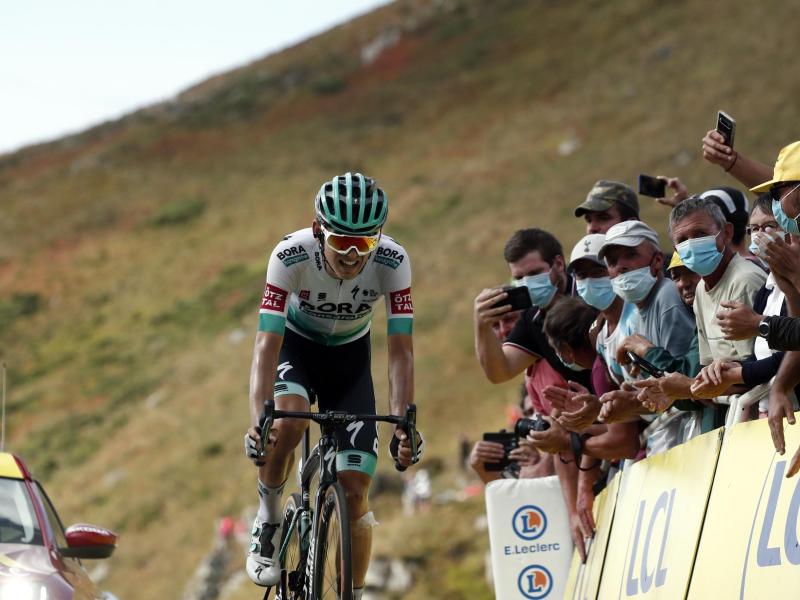 Zeigt starke Leistungen bei seiner zweiten Tour: Lennard Kämna (l) Zeigt starke Leistungen bei seiner zweiten Tour: Lennard Kämna (l)
