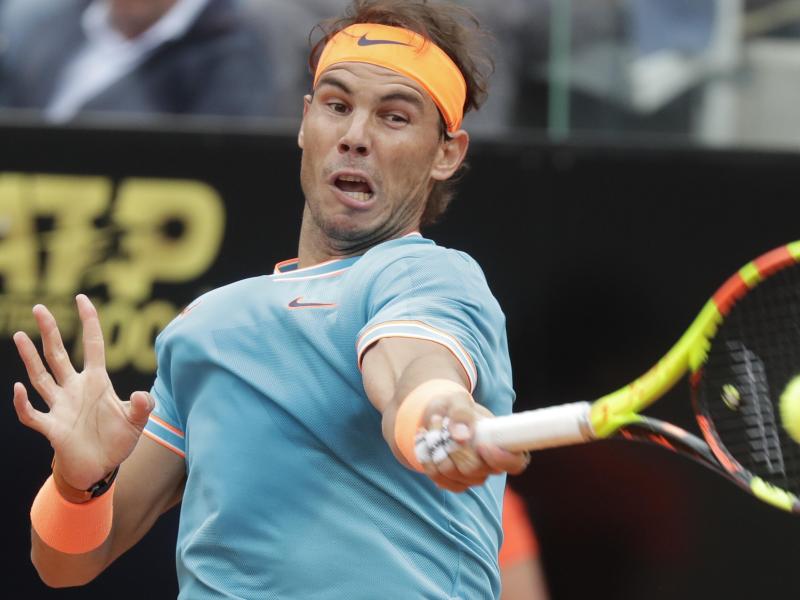 Rafael Nadal setzte sich in seinem Auftaktmatch in Rom locker durch Rafael Nadal setzte sich in seinem Auftaktmatch in Rom locker durch
