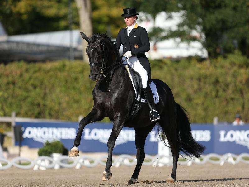 Isabell Werth hat sich bei den deutschen Dressur-Meisterschaften auf ihrem Pferd Weihegold den 16. Titel geholt Isabell Werth hat sich bei den deutschen Dressur-Meisterschaften auf ihrem Pferd Weihegold den 16. Titel geholt