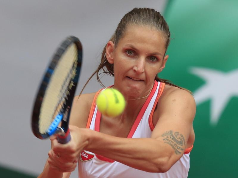 Bei den French Open in Runde zwei klar an der Lettin Ostapenko gescheitert: Karolina Pliskova
