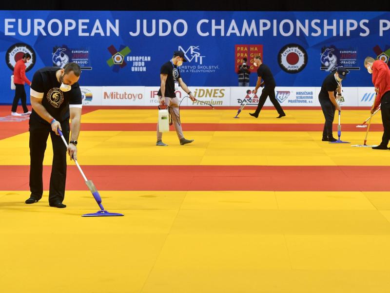 Strenge Hygienemaßnahmen und keine Zuschauer bei der Judo-EM in Prag Strenge Hygienemaßnahmen und keine Zuschauer bei der Judo-EM in Prag