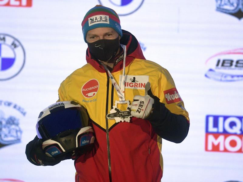 Gewann auch das zweite Rennen in Sigulda: Francesco Friedrich Gewann auch das zweite Rennen in Sigulda: Francesco Friedrich