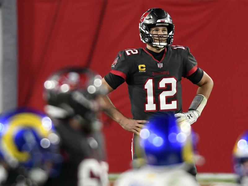 Machte diesmal kein gutes Spiel für die Tampa Bay Buccaneers: Tom Brady Machte diesmal kein gutes Spiel für die Tampa Bay Buccaneers: Tom Brady