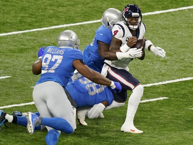 Deshaun Watson und die Texans gewannen gegen Detroit Deshaun Watson und die Texans gewannen gegen Detroit