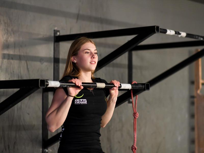 Kletterin Hannah Meul hat die Olympia-Quali verpasst Kletterin Hannah Meul hat die Olympia-Quali verpasst