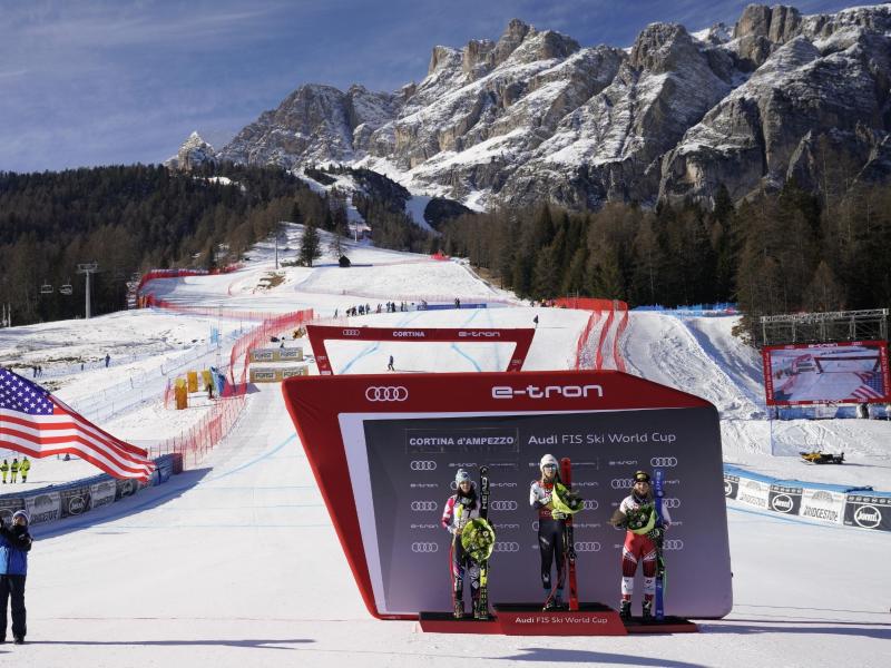 Die alpine Ski-WM in Cortina d'Ampezzo soll nur unter strengen Corona-Maßnahmen stattfinden Die alpine Ski-WM in Cortina d'Ampezzo soll nur unter strengen Corona-Maßnahmen stattfinden