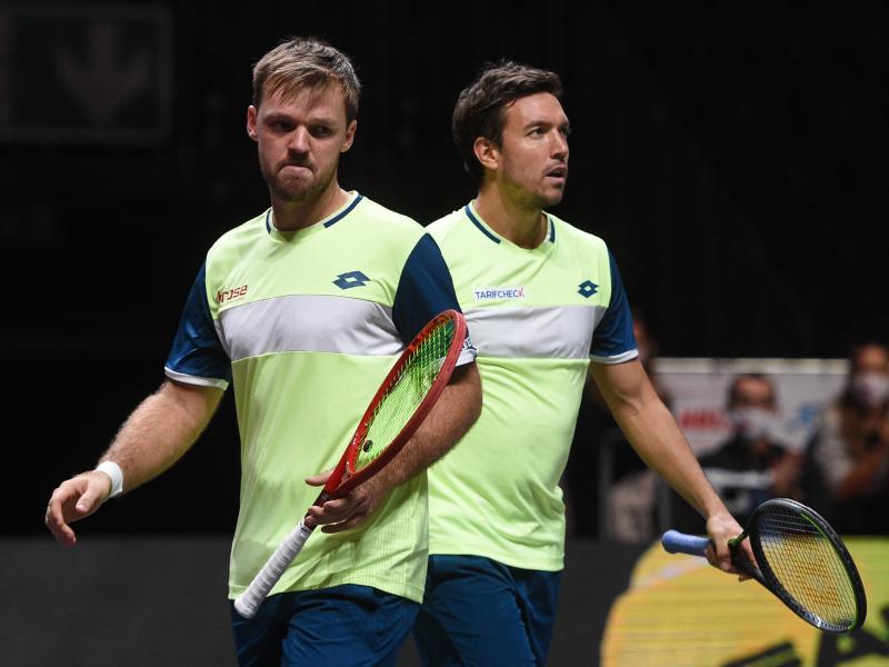 Haben sich mit den strengen Corona-Schutzmaßnahmen in Melbourne arrangiert: Kevin Krawietz und Andreas Mies Haben sich mit den strengen Corona-Schutzmaßnahmen in Melbourne arrangiert: Kevin Krawietz und Andreas Mies