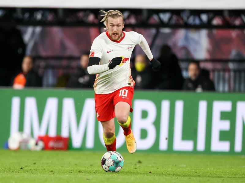 Leipzigs Emil Forsberg wird gegen Leverkusen nicht spielen können