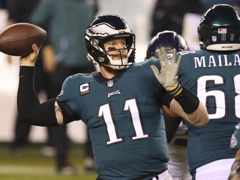 Wechselt von den Eagels zu den Colts: Quarterback Carson Wentz Wechselt von den Eagels zu den Colts: Quarterback Carson Wentz