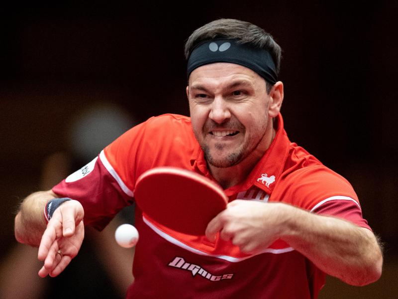 Steht mit Borussia Düsseldorf vorzeitig in der Tischtennis-Bundesliga: Timo Boll Steht mit Borussia Düsseldorf vorzeitig in der Tischtennis-Bundesliga: Timo Boll